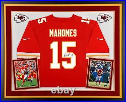 Patrick Mahomes Kansas City Chiefs Deluxe FRMD Signed Red Nike Game Jersey