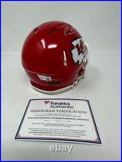 Patrick Mahomes Kansas City Chiefs Signed Autographed Mini Helmet Fanatics