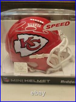 Patrick Mahomes Kansas City Chiefs Signed Autographed NFL Mini Helmet COA