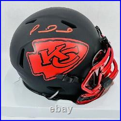 Patrick Mahomes Kansas City Chiefs Signed Eclipse Mini Helmet JSA COA