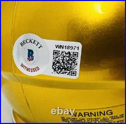 Patrick Mahomes Kansas City Chiefs Signed Flash Mini Helmet Beckett COA