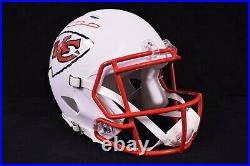 Patrick Mahomes Kansas City Chiefs, Signed Flat White Authentic Helmet JSA COA