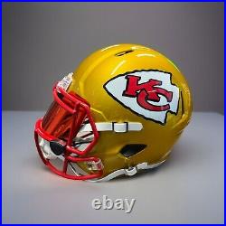 Patrick Mahomes Kansas City Chiefs Signed Full Size Helmet Beckett Auto Rep