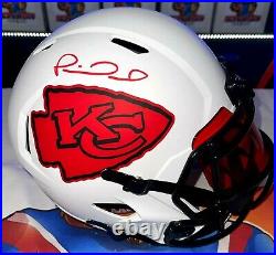 Patrick Mahomes Kansas City Chiefs Signed Lunar Speed Replica Helmet BAS