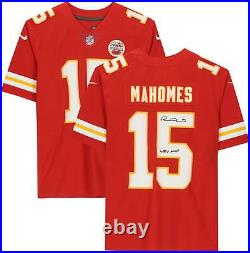 Patrick Mahomes Kansas City Chiefs Signed Red Limited Jersey & LIV MVP Insc