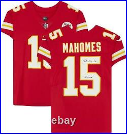 Patrick Mahomes Kansas City Chiefs Signed Red Nike Elite Jersey with LIV MVP Inc