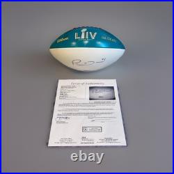 Patrick Mahomes Kansas City Chiefs Signed Super Snowless LIV Football JSA