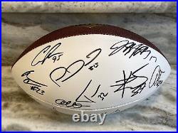 Patrick Mahomes Kansas City Chiefs Team Signed Football Coa Last One