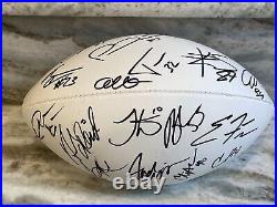 Patrick Mahomes Kansas City Chiefs Team Signed Football Coa Last One