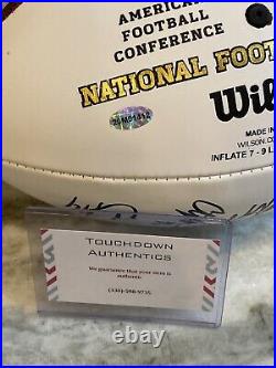 Patrick Mahomes Kansas City Chiefs Team Signed Football Coa Last One