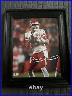 Patrick Mahomes Signed Autographed 8x10 Photo Kansas City Chiefs Coa