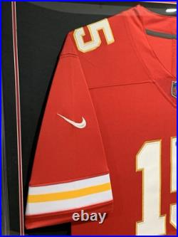 Patrick Mahomes Signed Autographed Framed Kansas City Chiefs Jersey Beckett COA