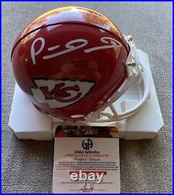 Patrick Mahomes Signed Autographed Mini Helmet Kansas City Chiefs-COA GV 931022