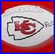 Patrick Mahomes Signed Autographed NFL KC Kansas City Chiefs Logo Football COA