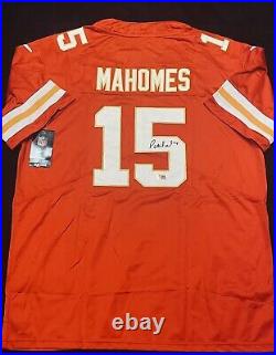 Patrick Mahomes Signed Autographed Red #15 Kansas City Chiefs Jersey with COA