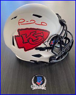 Patrick Mahomes Signed Full Size Kansas City Chiefs Helmet Beckett COA