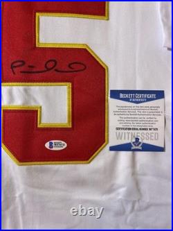 Patrick Mahomes Signed Kansas City Chiefs Autographed Jersey with Beckett COA