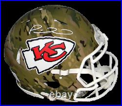 Patrick Mahomes Signed Kansas City Chiefs Camo F/s Authentic Speed Helmet Jsa