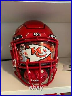 Patrick Mahomes Signed Kansas City Chiefs F/s Authentic Speedflex Helmet Jsa