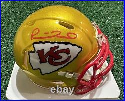 Patrick Mahomes Signed Kansas City Chiefs Flash Alternate Mini Helmet(bas)