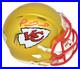 Patrick Mahomes Signed Kansas City Chiefs Flash Speed Mini Helmet Beckett
