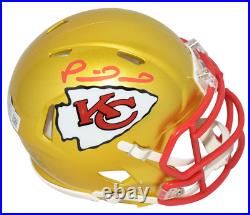 Patrick Mahomes Signed Kansas City Chiefs Flash Speed Mini Helmet Beckett