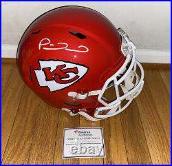 Patrick Mahomes Signed Kansas City Chiefs Full Size Football Helmet Fanatics COA