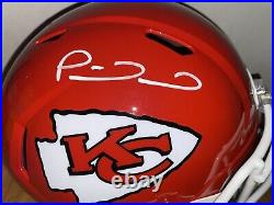 Patrick Mahomes Signed Kansas City Chiefs Full Size Football Helmet Fanatics COA
