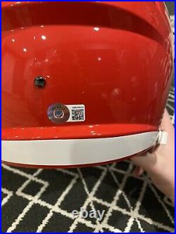 Patrick Mahomes Signed Kansas City Chiefs Full Size Replica Speed Helmet