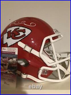Patrick Mahomes Signed Kansas City Chiefs Full Size Replica Speed Helmet JSA COA