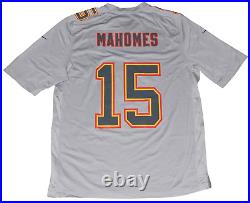 Patrick Mahomes Signed Kansas City Chiefs Gray Nike Super Bowl LVII Jersey Bas