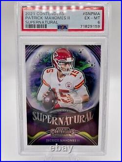 Patrick Mahomes Signed Kansas City Chiefs Jersey Football Framed Graded Card PSA