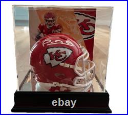 Patrick Mahomes Signed Kansas City Chiefs Mini Helmet With Display Case Fanatics