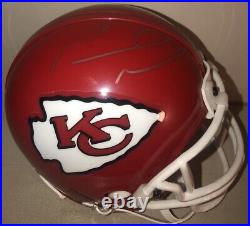 Patrick Mahomes Signed Kansas City Chiefs Official Riddell Mini Helmet W Coa