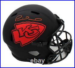 Patrick Mahomes Signed Kansas City Chiefs Speed Full Size Eclipse NFL Helmet