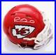 Patrick Mahomes Signed Kansas City Chiefs Speed Mini Helmet Beckett