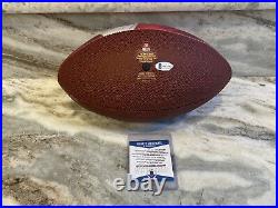 Patrick Mahomes Signed Kansas City Chiefs Super Bowl LIV Football Beckett & Jsa