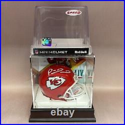 Patrick Mahomes Signed Kansas City Chiefs Super Bowl LIV Mini Helmet Coa