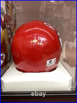 Patrick Mahomes Signed Kansas City Chiefs Super Bowl LIV Mini Helmet Coa