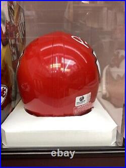 Patrick Mahomes Signed Kansas City Chiefs Super Bowl LIV Mini Helmet Coa