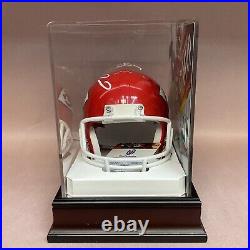 Patrick Mahomes Signed Kansas City Chiefs Super Bowl LIV Mini Helmet Coa