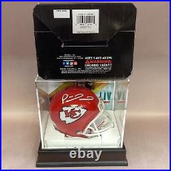 Patrick Mahomes Signed Kansas City Chiefs Super Bowl LIV Mini Helmet Coa