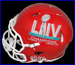 Patrick Mahomes Signed Kansas City Chiefs Super Bowl LIV Speed Authentic Helmet