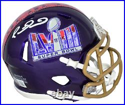Patrick Mahomes Signed Kansas City Chiefs Super Bowl LVIII Mini Helmet Beckett