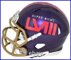Patrick Mahomes Signed Kansas City Chiefs Super Bowl LVIII Mini Helmet Beckett
