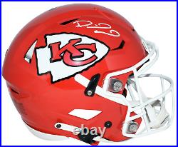 Patrick Mahomes Signed Kansas City Chiefs Super Bowl LVIII Speedflex Helmet Bas