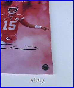 Patrick Mahomes Signed Magazine Kansas City Chiefs 2024 Superbowl Champs W Coa