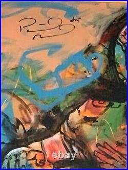 Patrick Mahomes Signed Painting Abstract Kansas City Chiefs Star