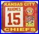 Patrick Mahomes Signed WHITE KANSAS CITY CHIEFS JERSEY NFL Framed