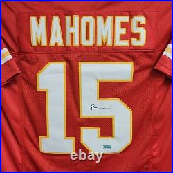 Patrick Mahomes signed KC Chiefs custom Home (Red) jersey WithCOA